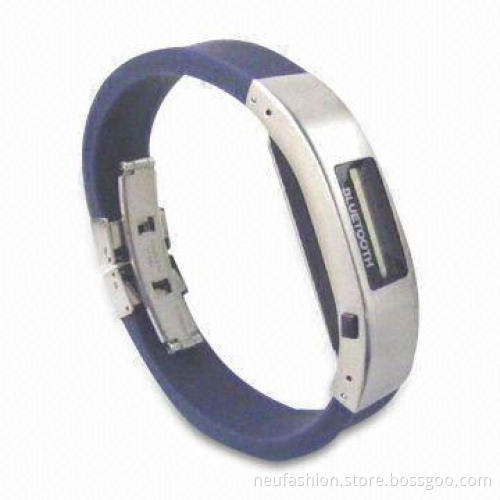 Bluetooth Bracelet with Rechargeable Battery, Applicable for Various Mobile Phone Brands